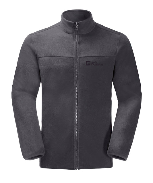 Personalised Jackets - Black Jack Wolfskin Full zip mid-weight fleece  (NL)