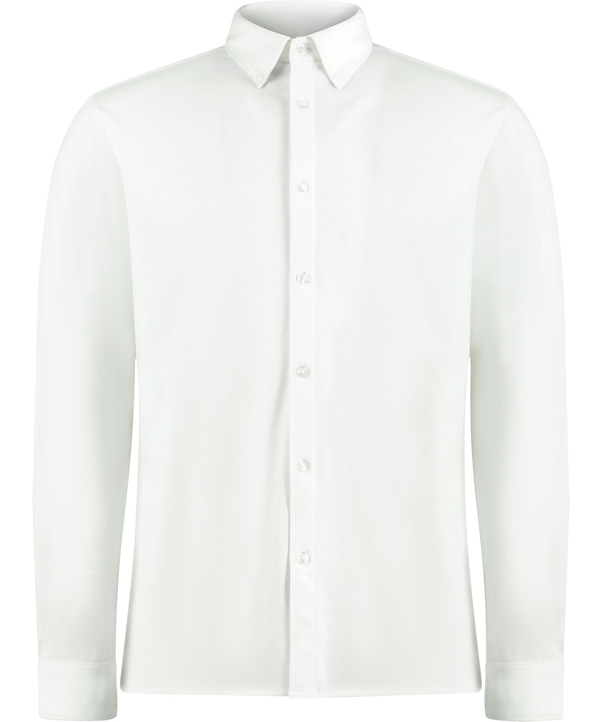 Personalised Shirts - Black Kustom Kit Long sleeve Superwash® 60° piqué shirt (tailored fit)