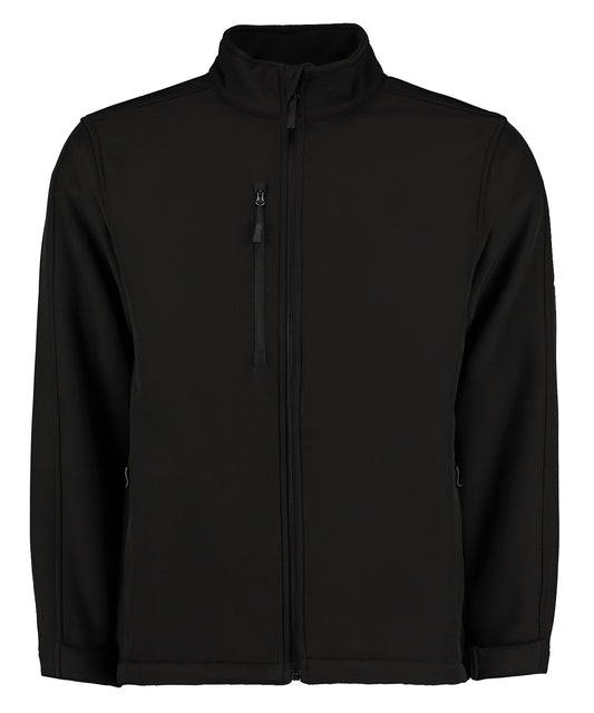 Personalised Jackets - Black Kustom Kit Corporate softshell jacket (regular fit)