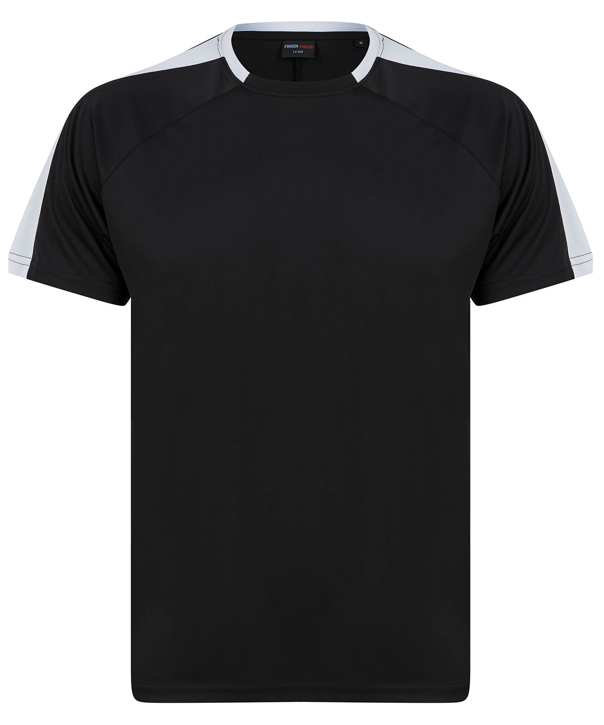 Personalised T-Shirts - Black Finden & Hales Unisex team t-shirt