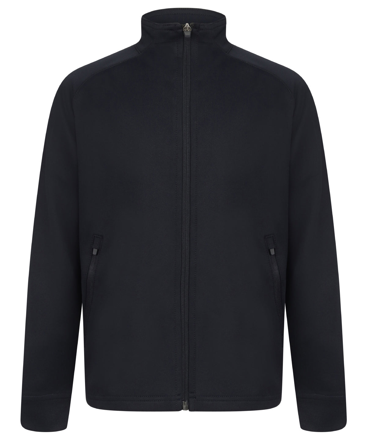 Personalised Sports Overtops - Black Finden & Hales Kids knitted tracksuit top