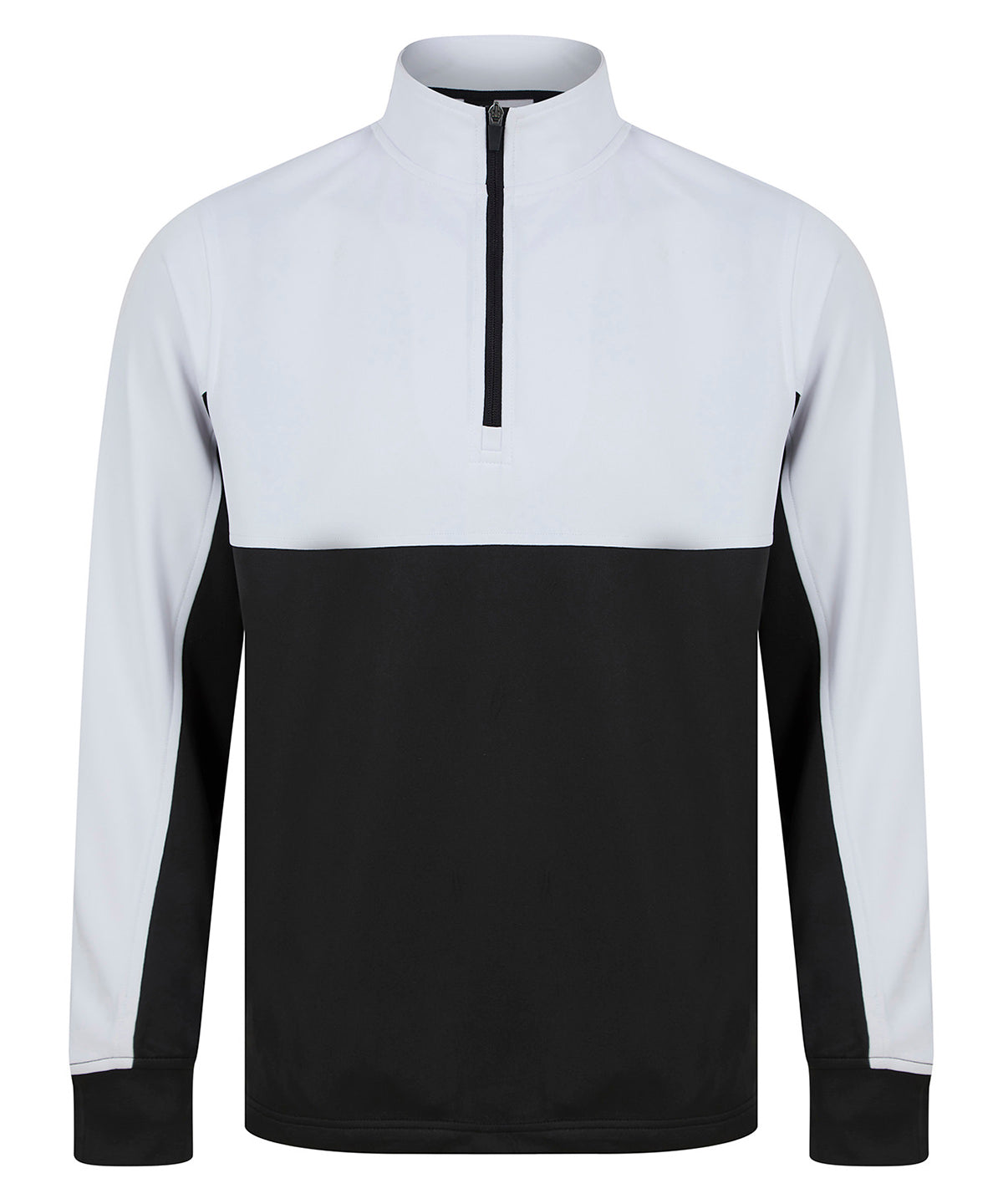 Personalised Sports Overtops - Black Finden & Hales Kids ¼-tracksuit top