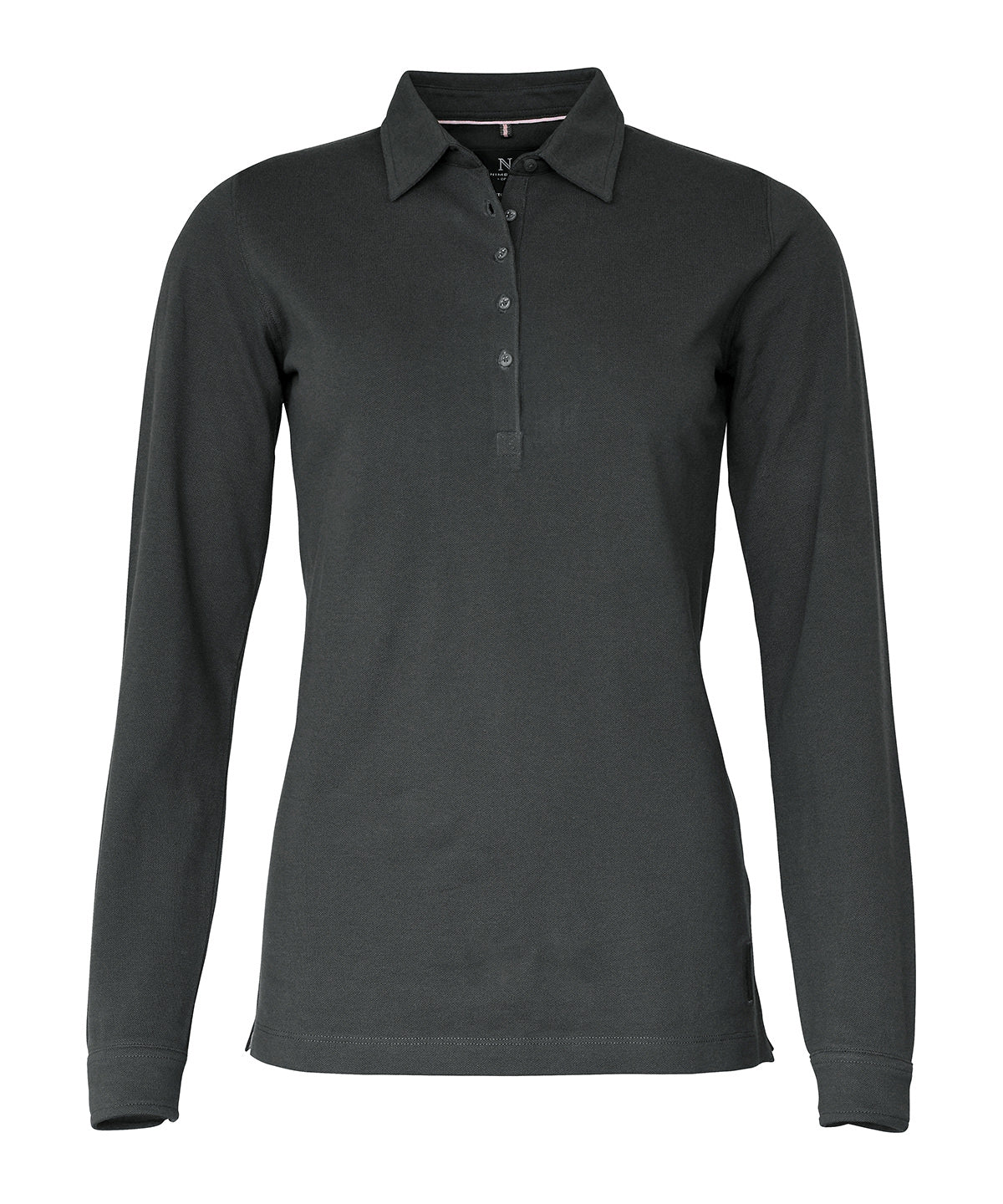 Personalised Polo Shirts - Black Nimbus Women’s Carlington – deluxe long sleeve polo