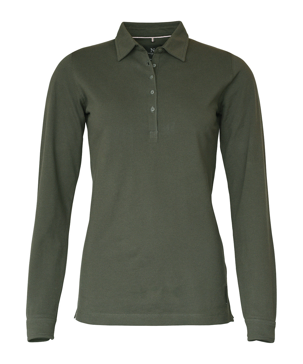Personalised Polo Shirts - Black Nimbus Women’s Carlington – deluxe long sleeve polo