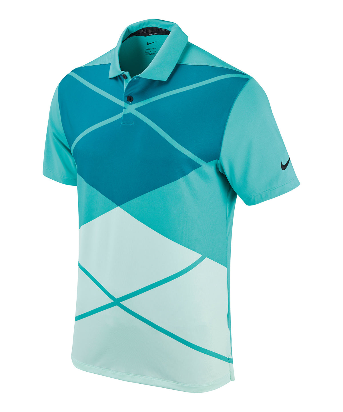 Personalised Polo Shirts - Multicolour Nike Nike Vapor argyle print polo
