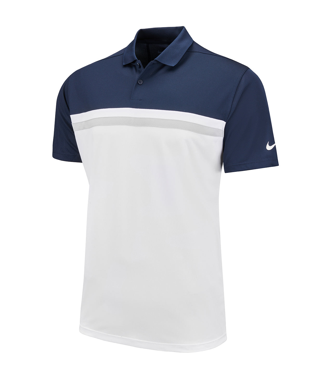 Personalised Polo Shirts - Black Nike Nike Victory colour block polo