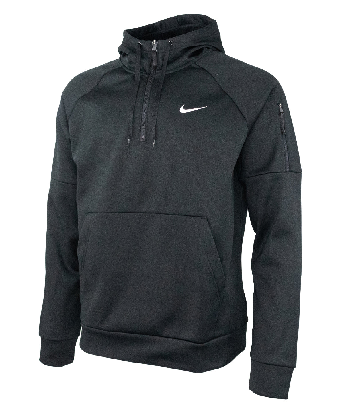 Personalised Hoodies - Black Nike Nike men’s 1/4 zip fitness hoodie