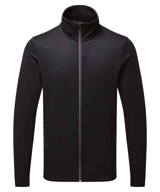 Personalised Sweatshirts - Black Premier Men's spun dyed sustainable zip-through sweatshirt