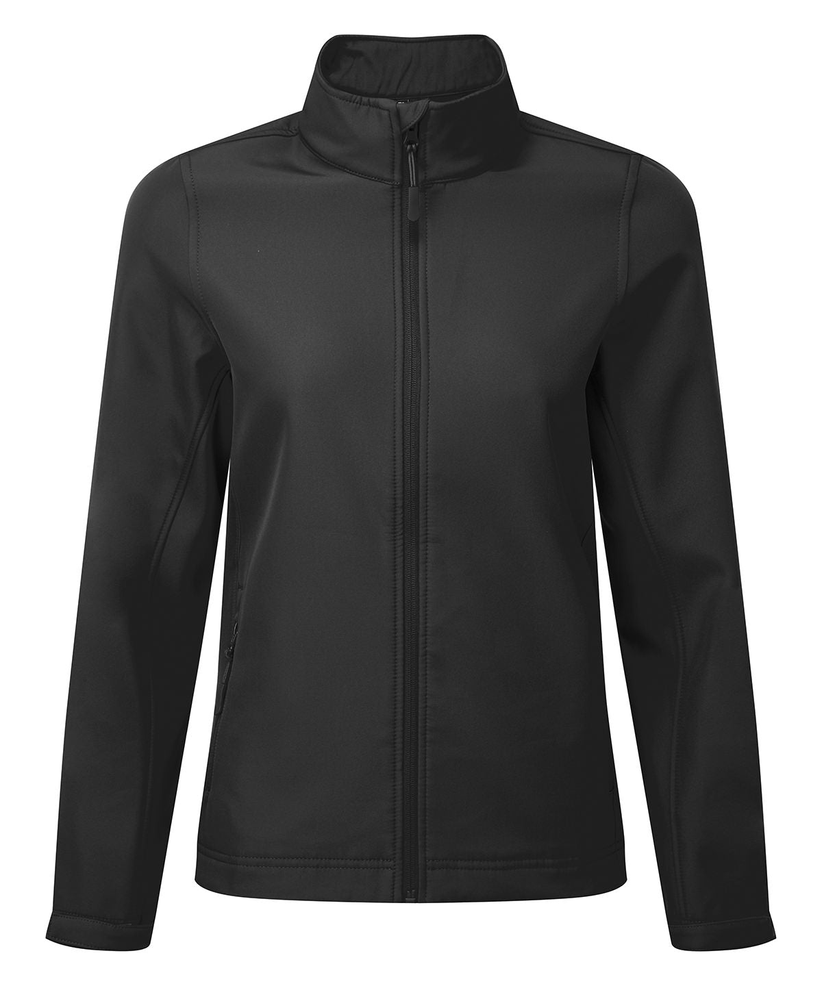 Personalised Jackets - Black Premier Women’s Windchecker® printable and recycled softshell jacket