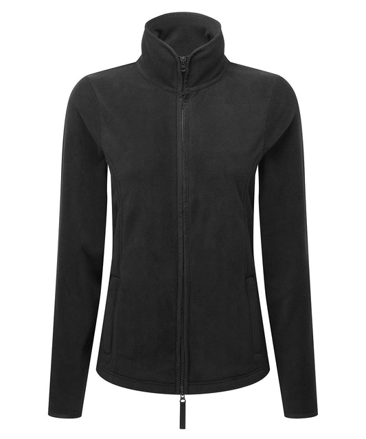 Personalised Jackets - Black Premier Women’s artisan fleece jacket