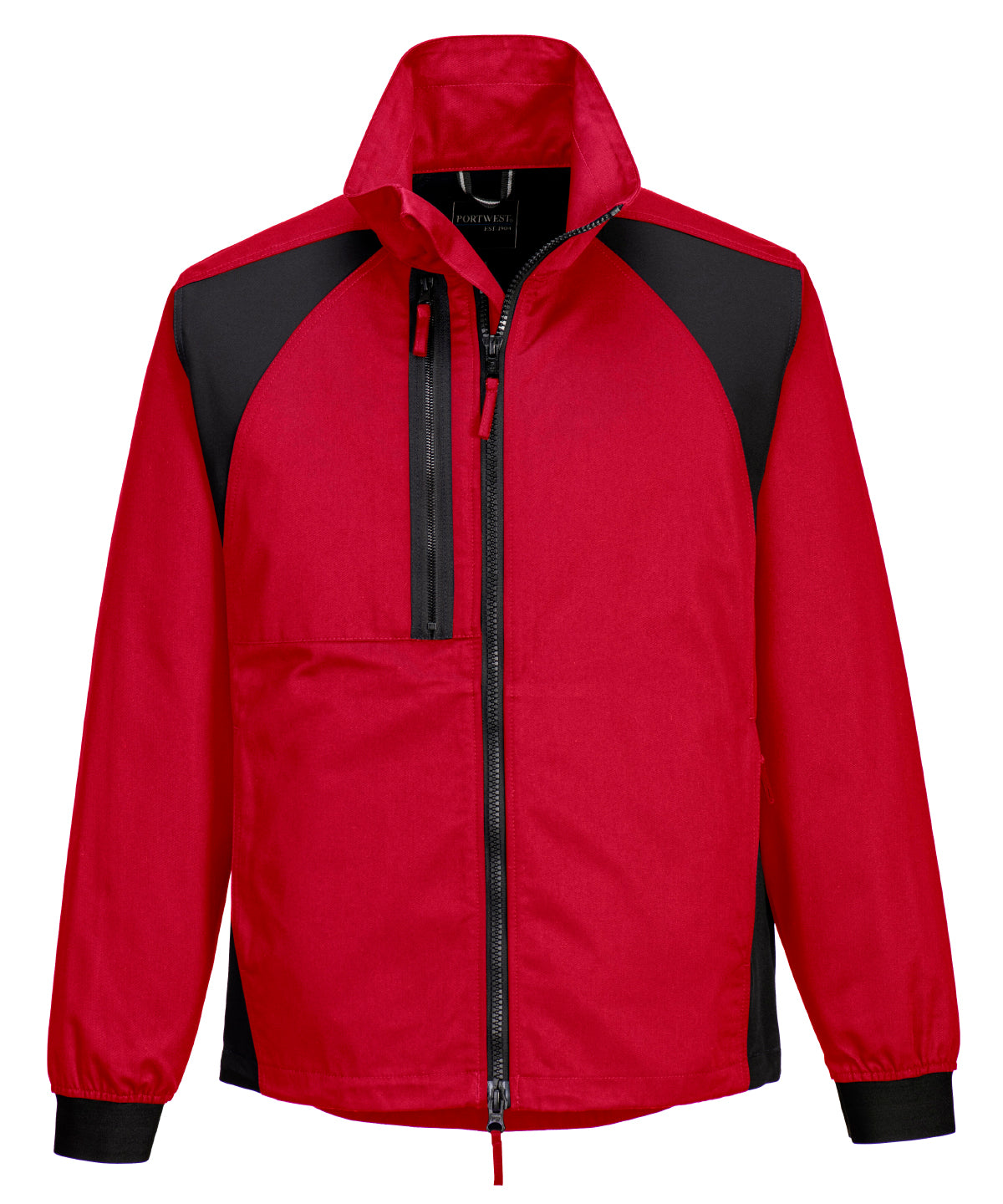 Personalised Jackets - Black Portwest WX2 stretch work jacket (CD885)