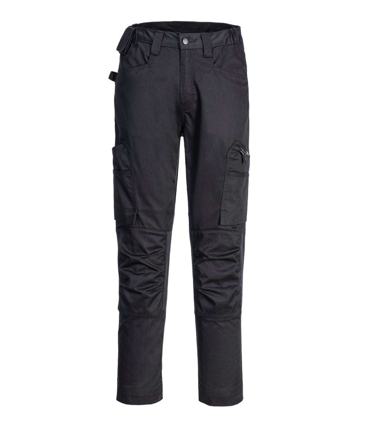 Personalised Trousers - Black Portwest WX2 stretch trade trousers