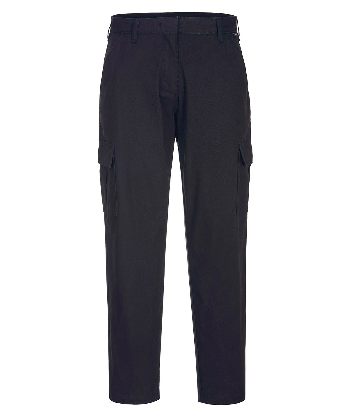Personalised Trousers - Black Portwest Women's stretch cargo trousers (S233) slim fit