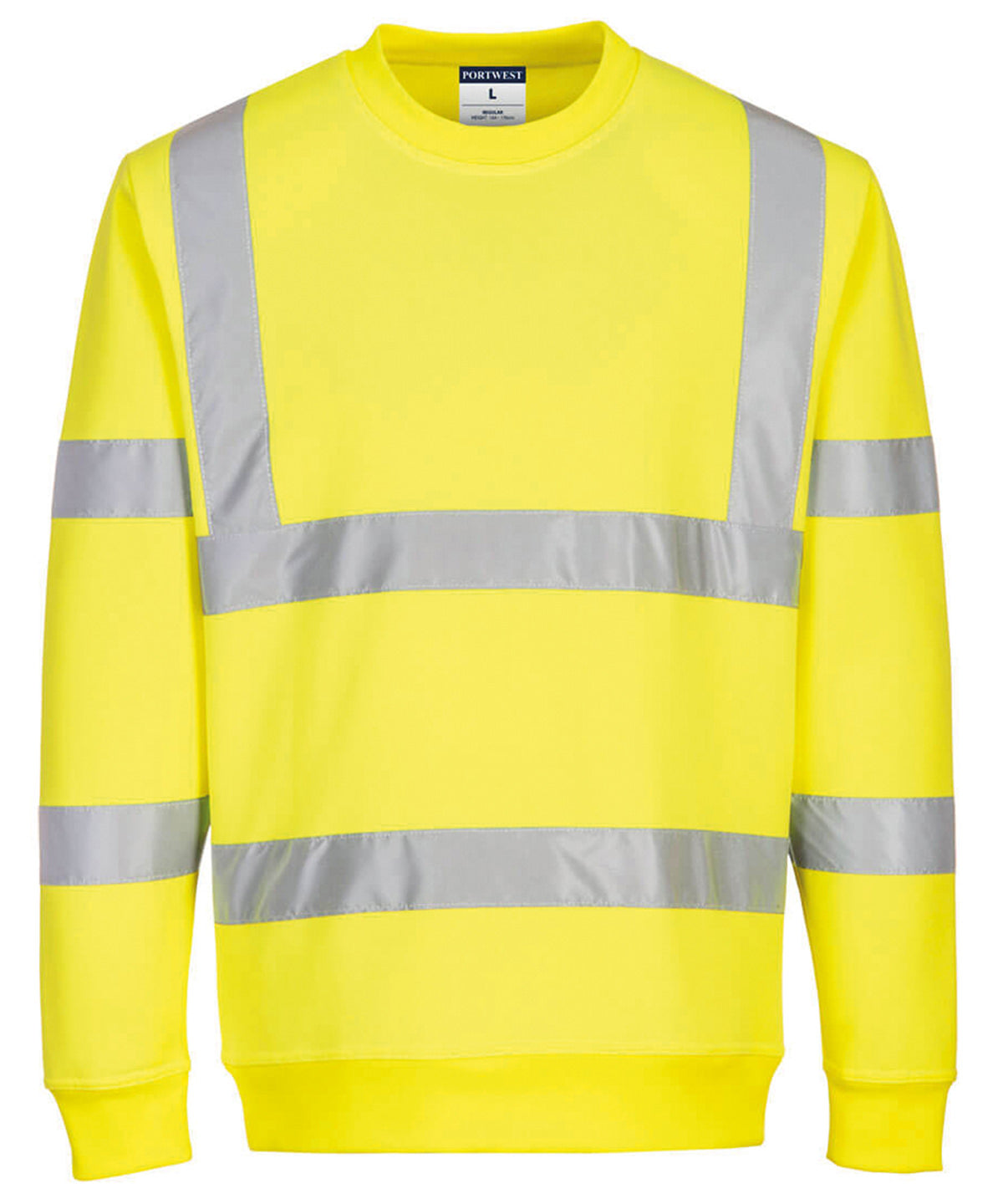 Personalised Sweatshirts - Neon Orange Portwest Eco Hi-vis sweatshirt (EC13)