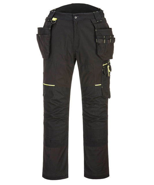 Personalised Trousers - Black Portwest WX3 ECO stretch holster trousers (T706) active fit