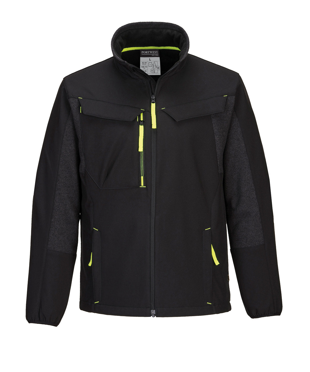Personalised Jackets - Black Portwest WX3 Eco Hybrid softshell jacket (2L) (T753)