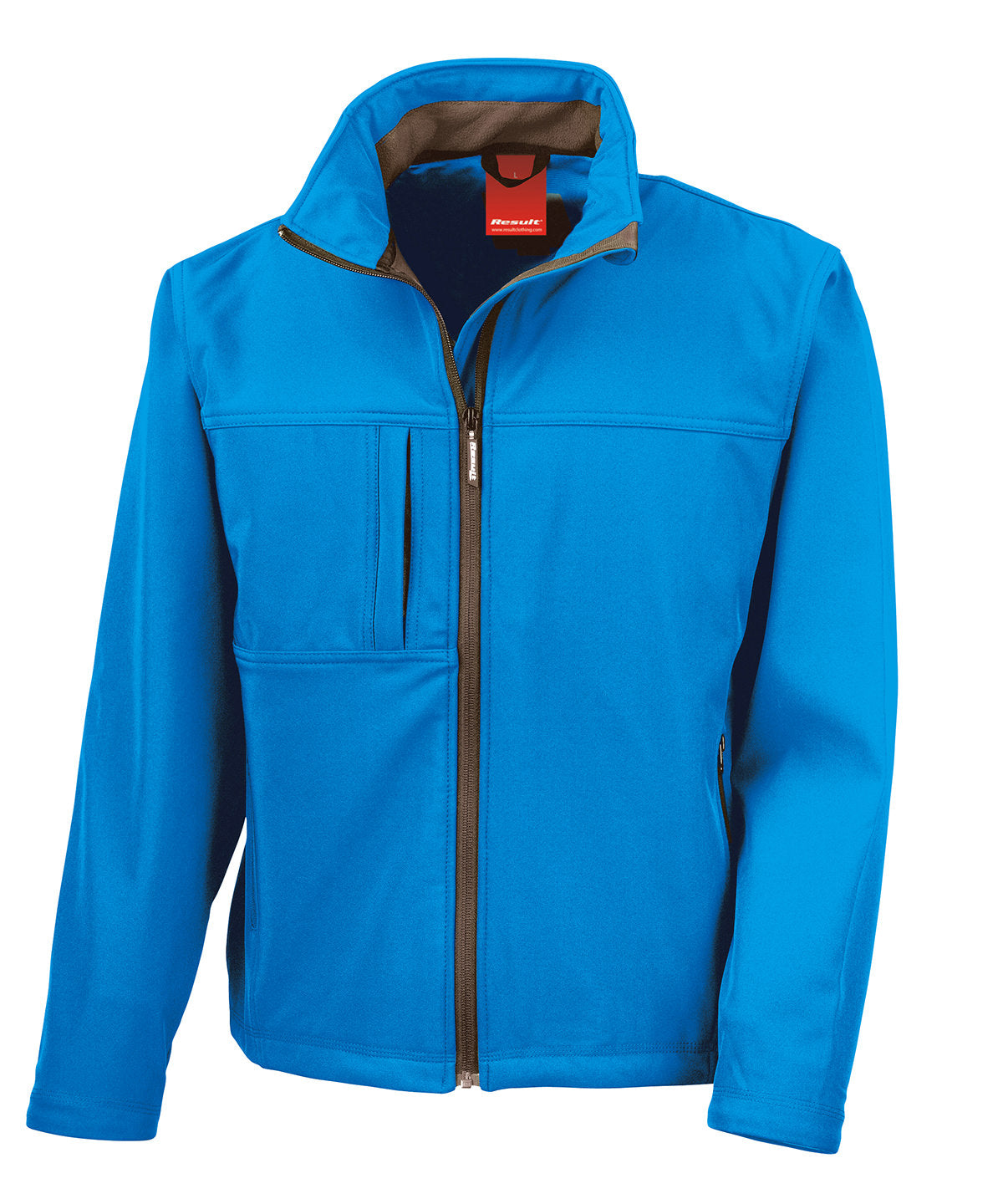 Personalised Jackets - Mid Blue Result Classic softshell jacket