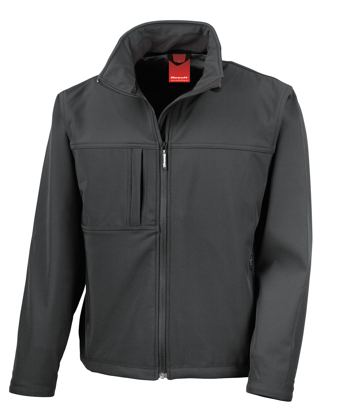 Personalised Jackets - Mid Blue Result Classic softshell jacket