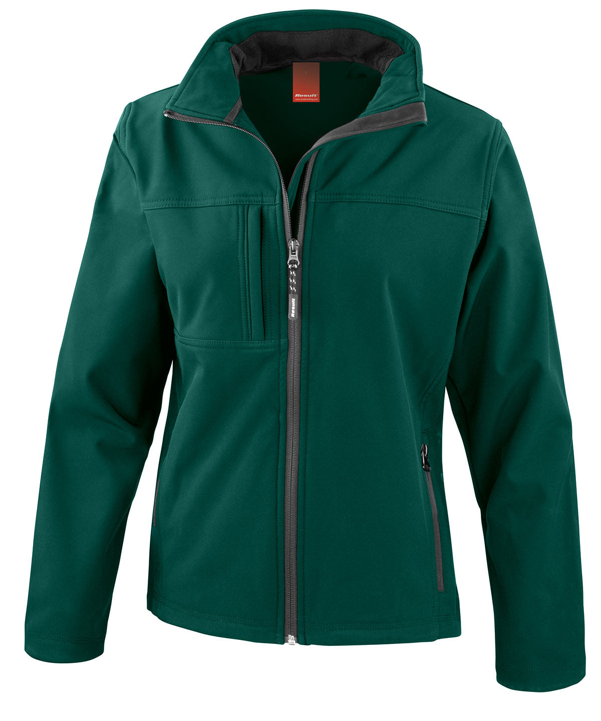 Personalised Jackets - Mid Blue Result Women's classic softshell jacket