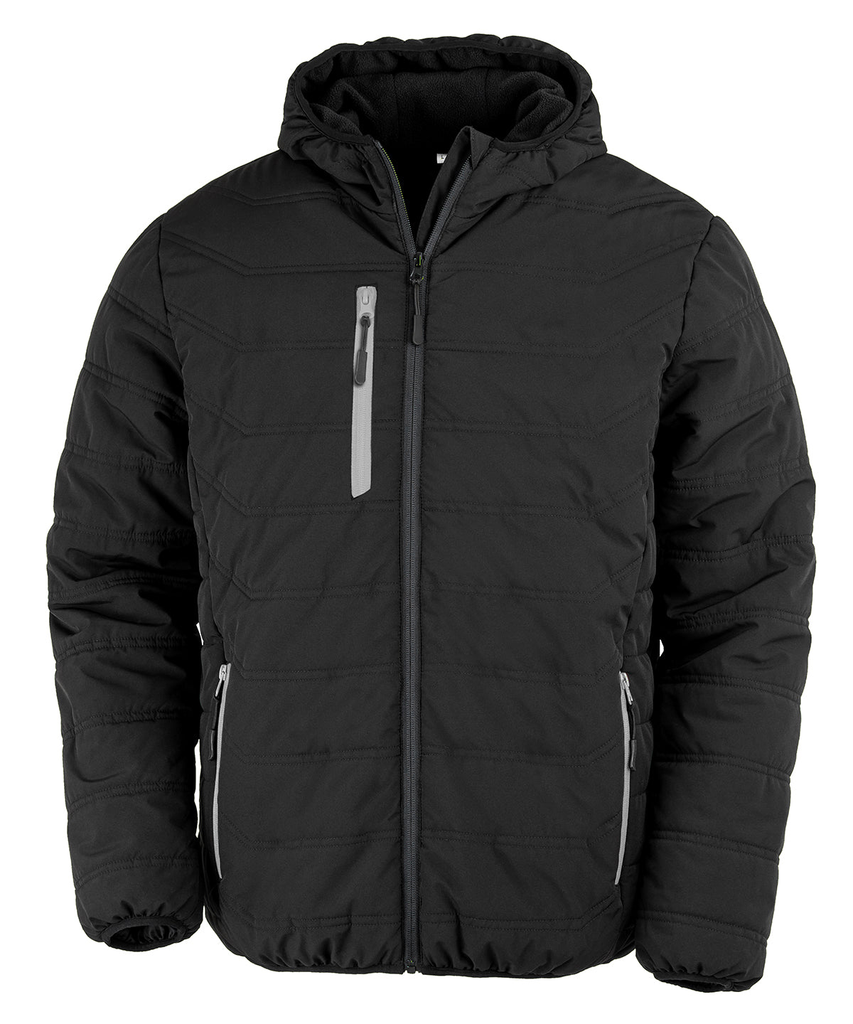 Personalised Jackets - Black Result Genuine Recycled Recycled compass padded winter jacket