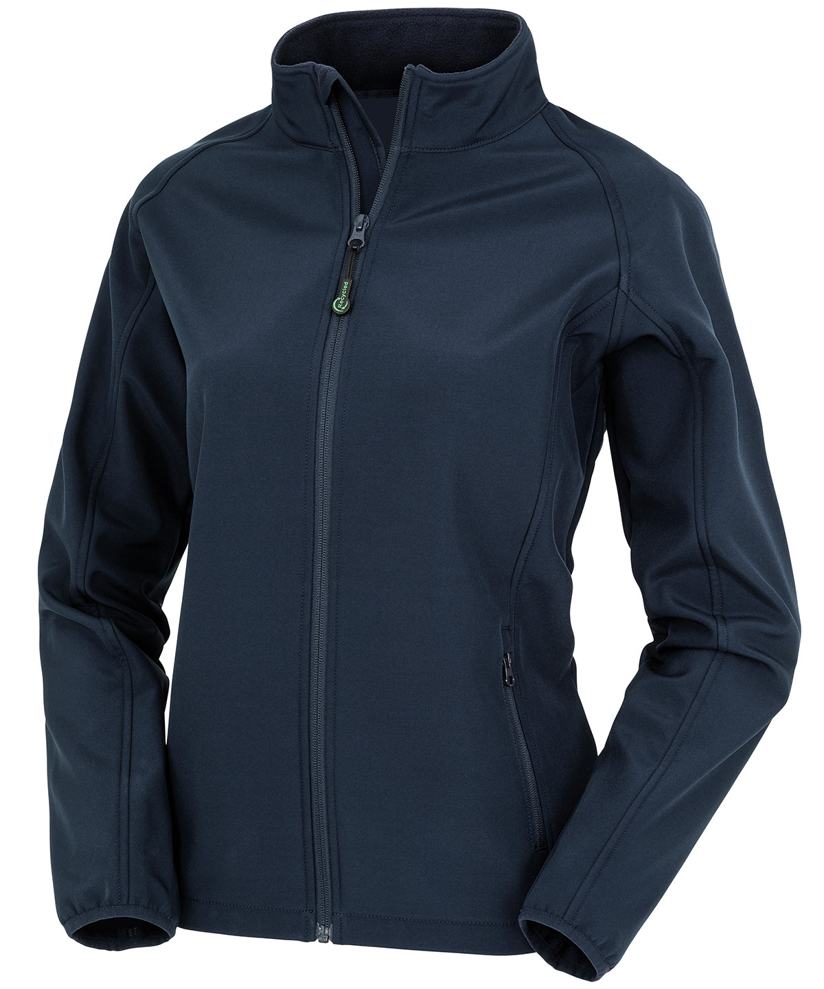 Personalised Jackets - Black Result Genuine Recycled Women's recycled 2-layer printable softshell jacket