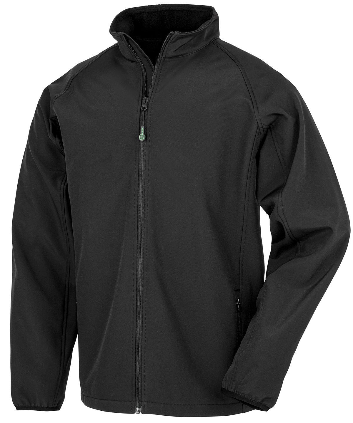 Personalised Jackets - Black Result Genuine Recycled Men's recycled 2-layer printable softshell jacket