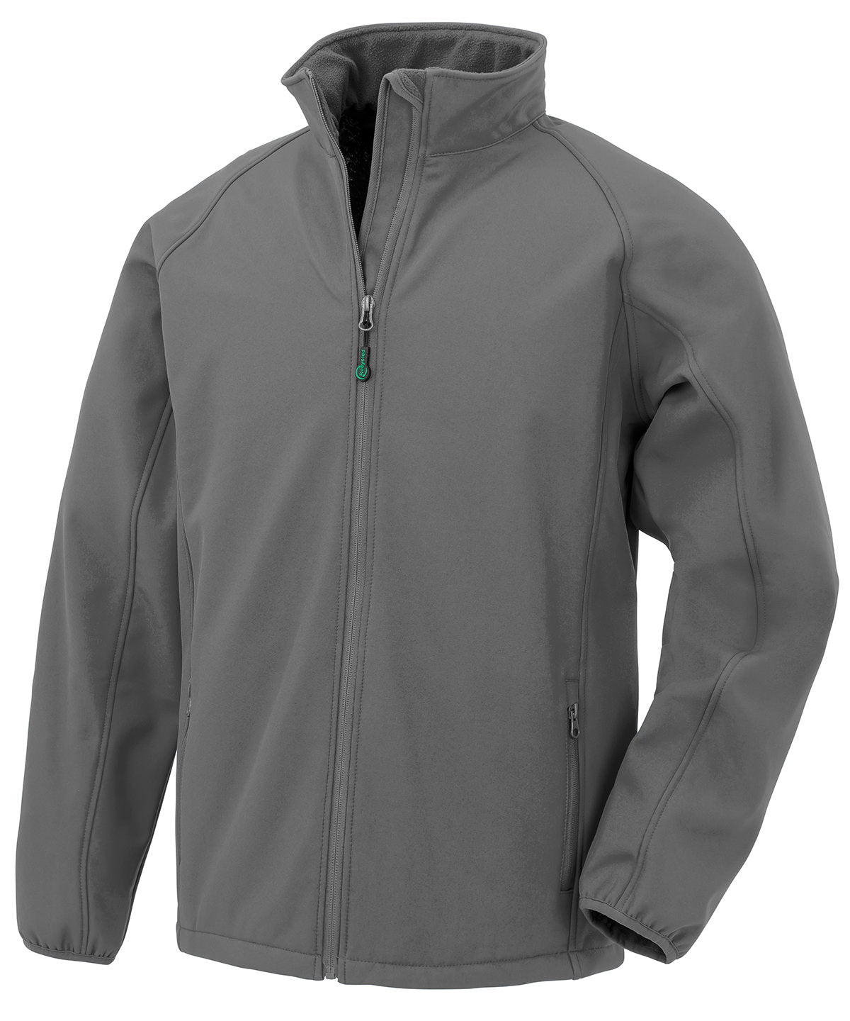 Personalised Jackets - Black Result Genuine Recycled Men's recycled 2-layer printable softshell jacket