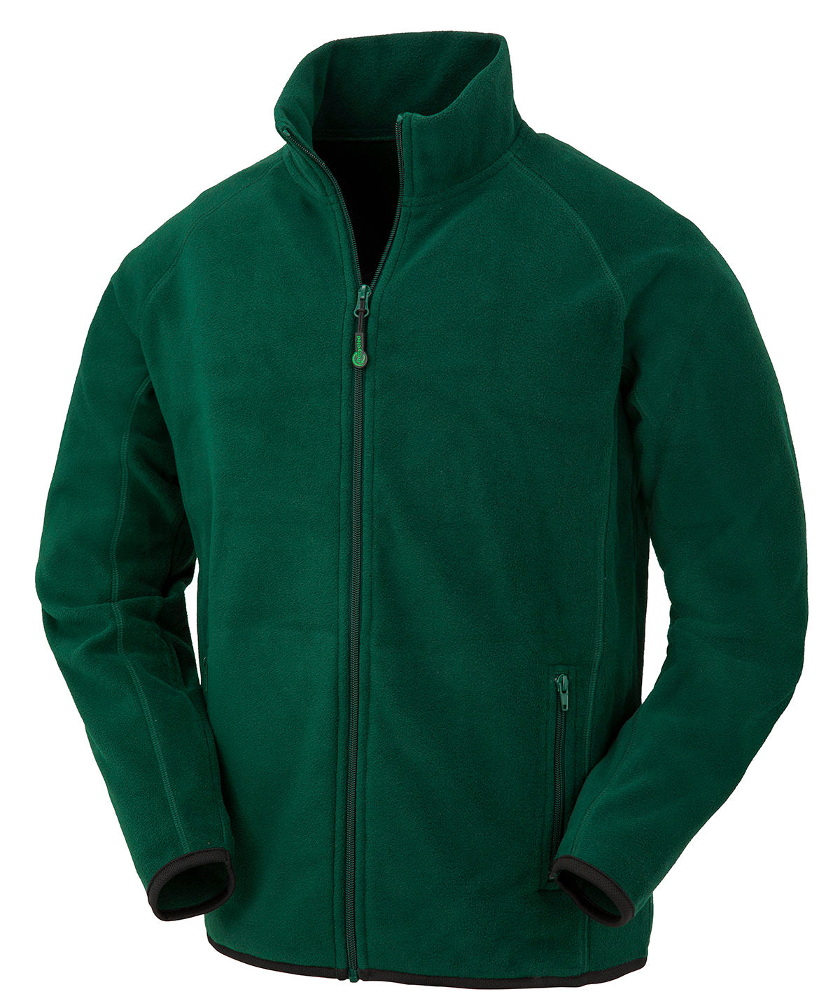 Personalised Jackets - Black Result Genuine Recycled Recycled fleece polarthermic jacket