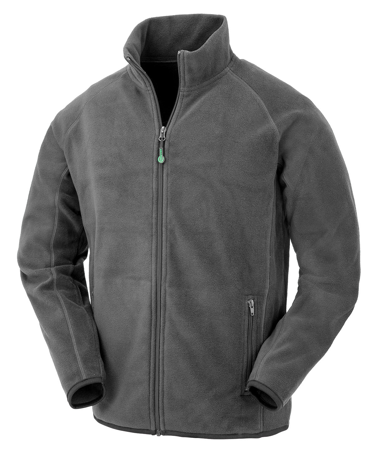 Personalised Jackets - Black Result Genuine Recycled Recycled fleece polarthermic jacket