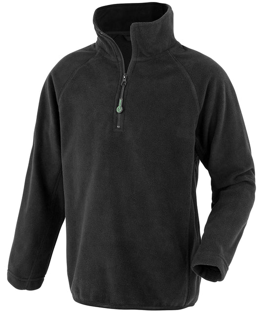 Personalised Jackets - Black Result Genuine Recycled Junior recycled microfleece top