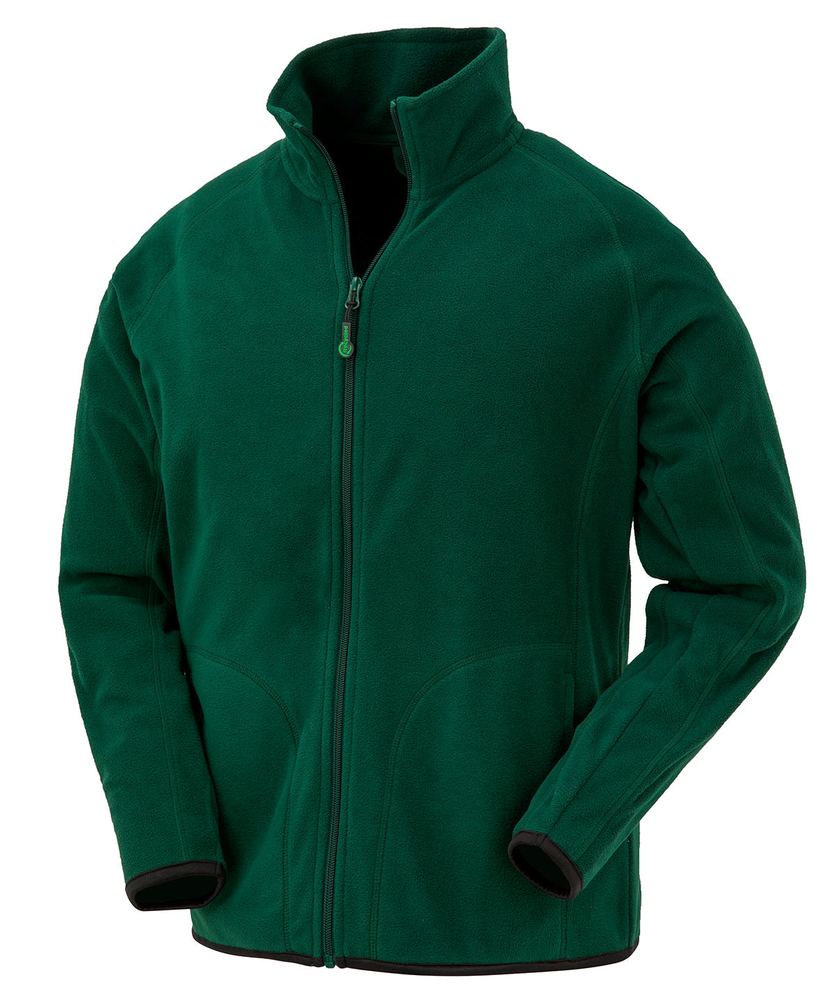 Personalised Jackets - Black Result Genuine Recycled Recycled microfleece jacket