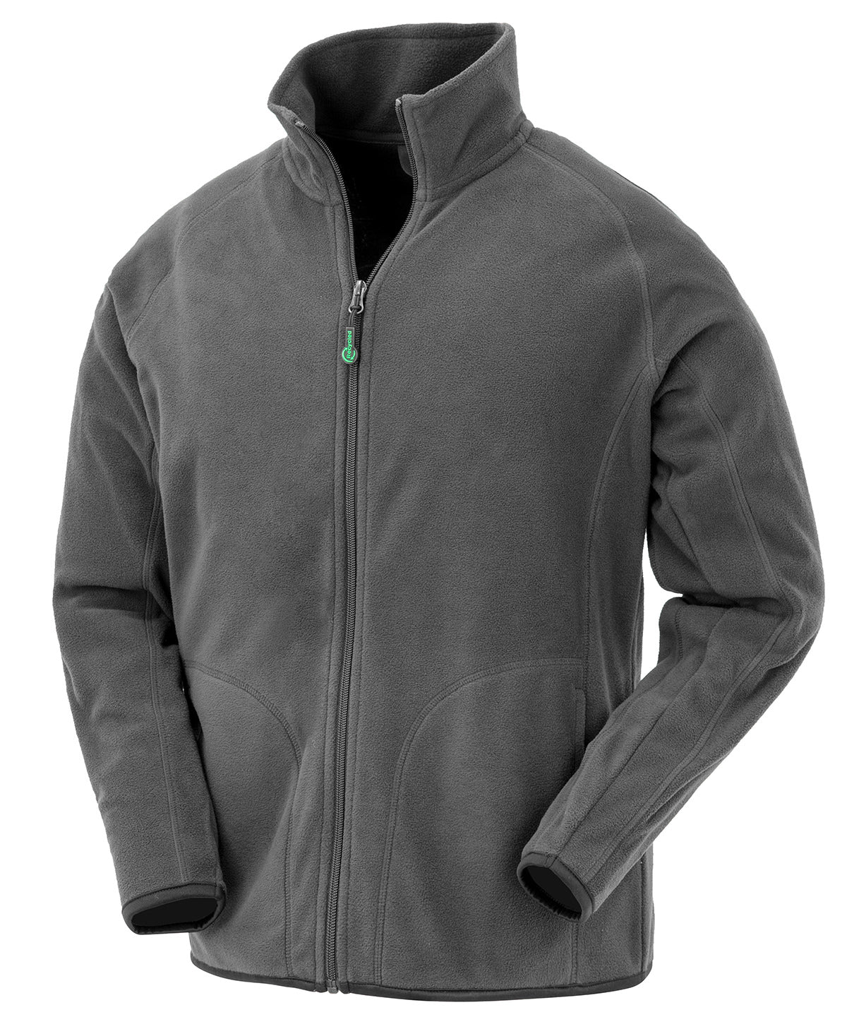 Personalised Jackets - Black Result Genuine Recycled Recycled microfleece jacket