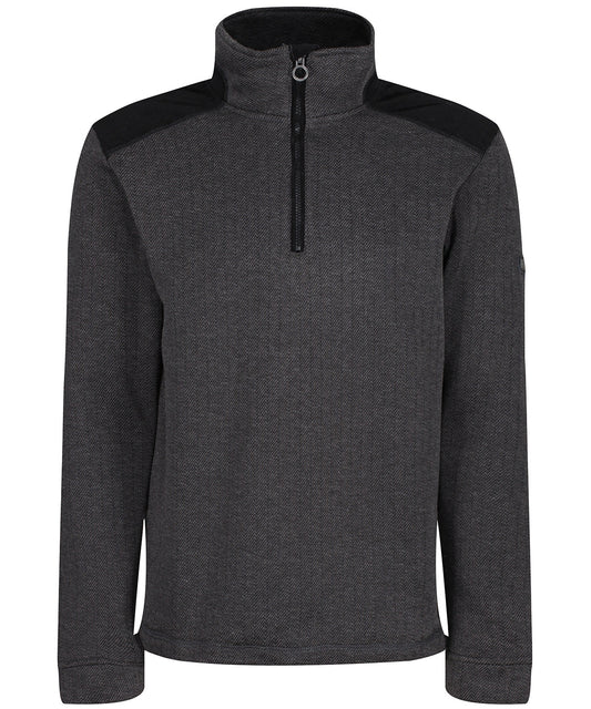 Personalised Fleeces - Black Regatta Professional Holbeck half zip fleece