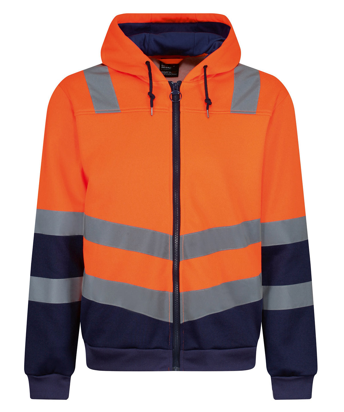 Personalised Hoodies - Mid Orange Regatta High Visibility Pro hi-vis full zip hoodie