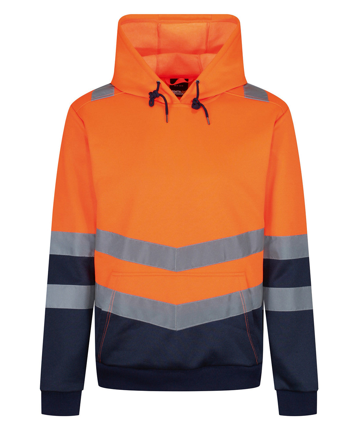 Personalised Hoodies - Mid Orange Regatta High Visibility Pro hi-vis overhead hoodie