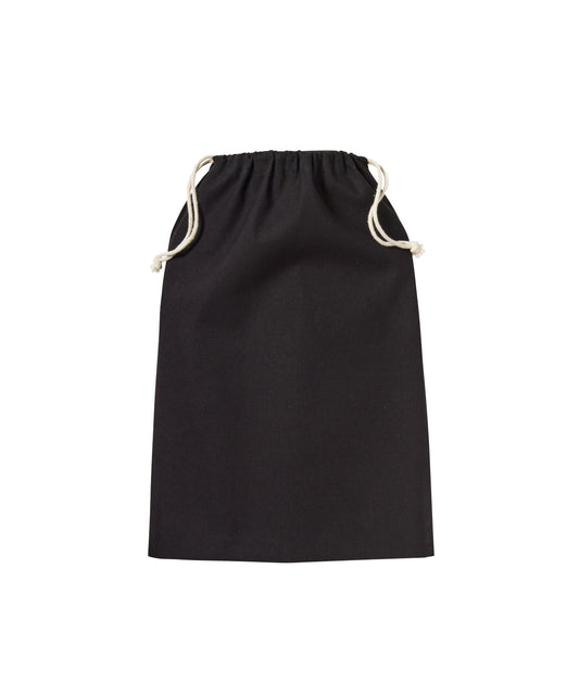 Personalised Bags - Black Nutshell® Recycled cotton stuff bag