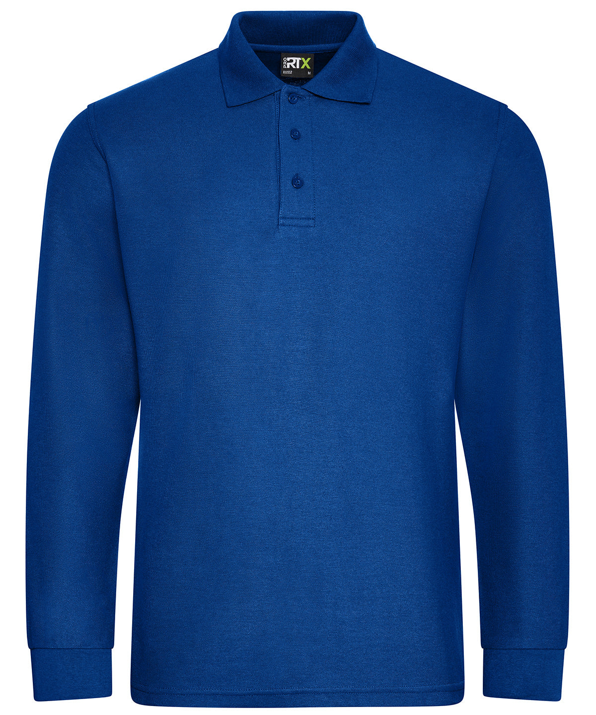 Personalised Polo Shirts - Black ProRTX Pro long sleeve polo