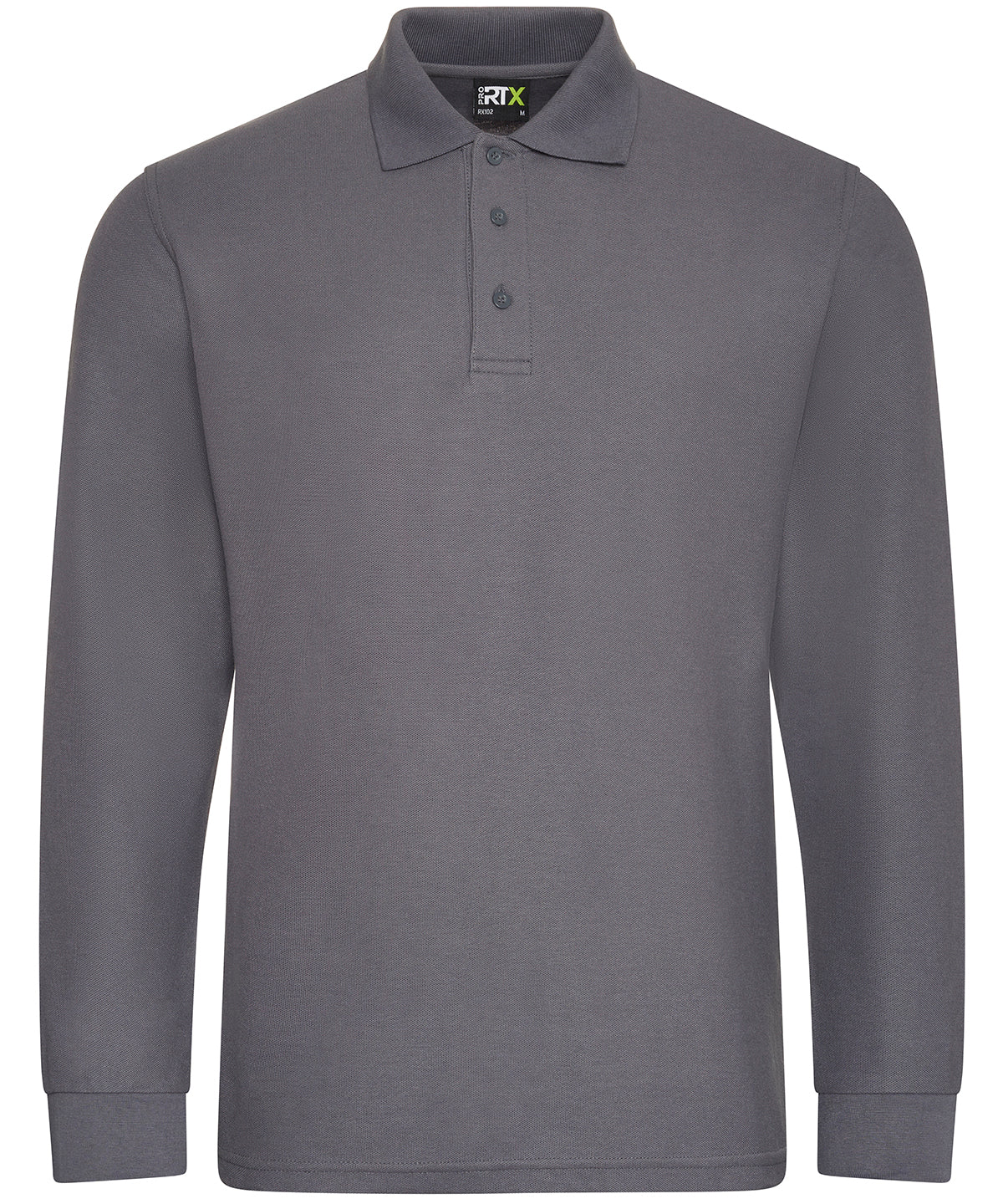 Personalised Polo Shirts - Black ProRTX Pro long sleeve polo