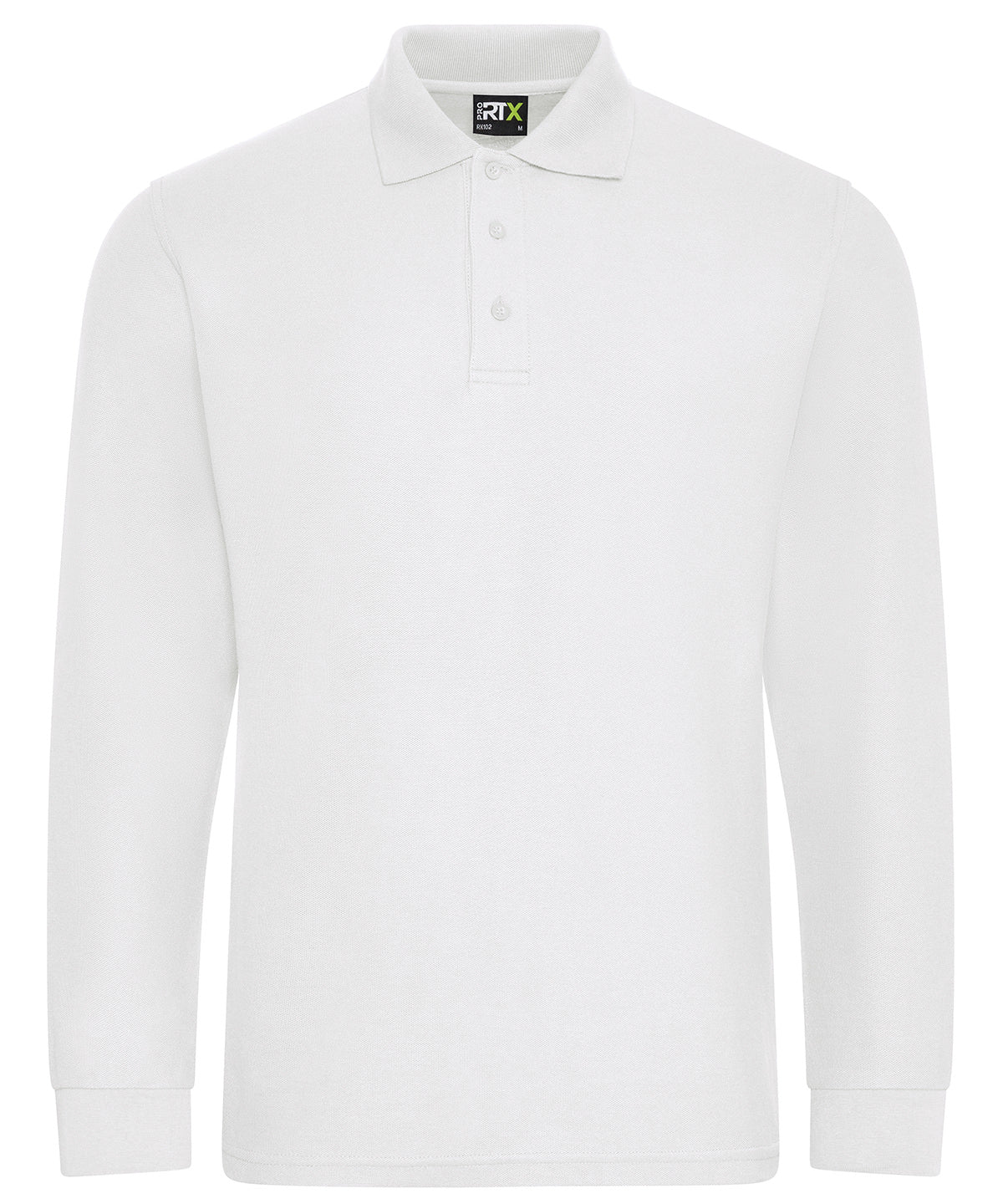 Personalised Polo Shirts - Black ProRTX Pro long sleeve polo