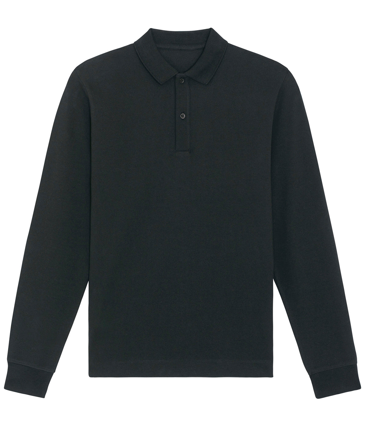 Personalised Polo Shirts - Dark Grey Stanley/Stella Prepster long sleeve unisex polo (STPU332)