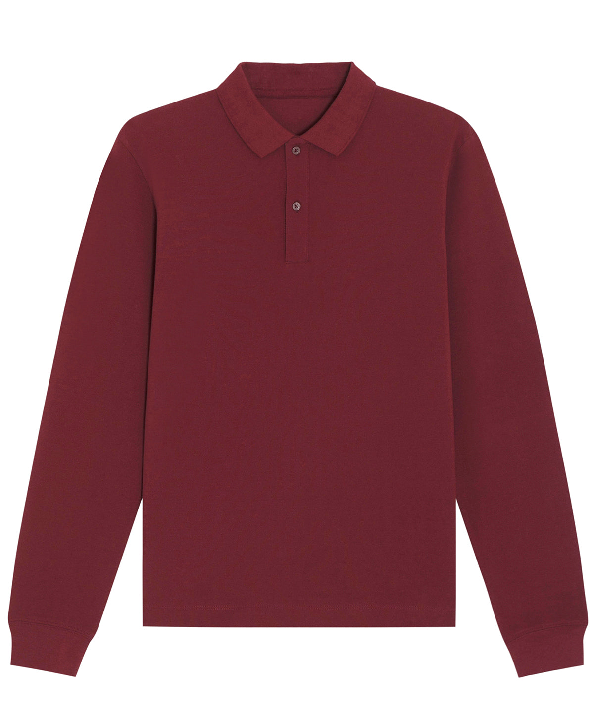 Personalised Polo Shirts - Dark Grey Stanley/Stella Prepster long sleeve unisex polo (STPU332)