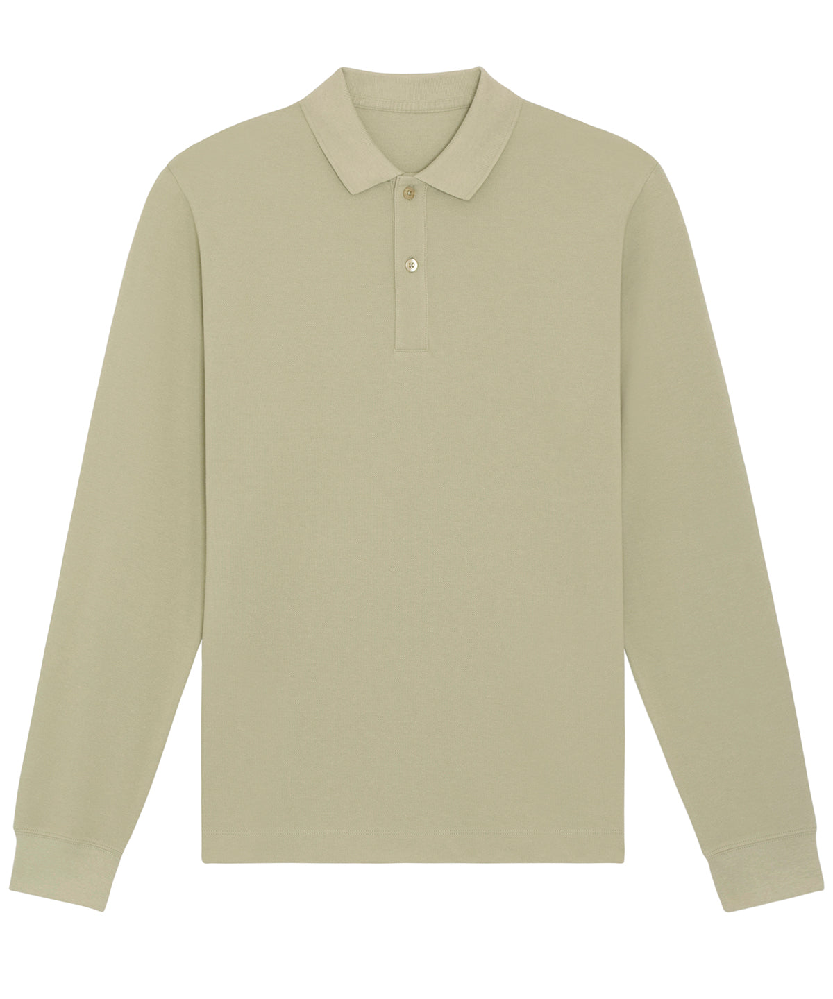 Personalised Polo Shirts - Black Stanley/Stella Prepster long sleeve unisex polo (STPU332)