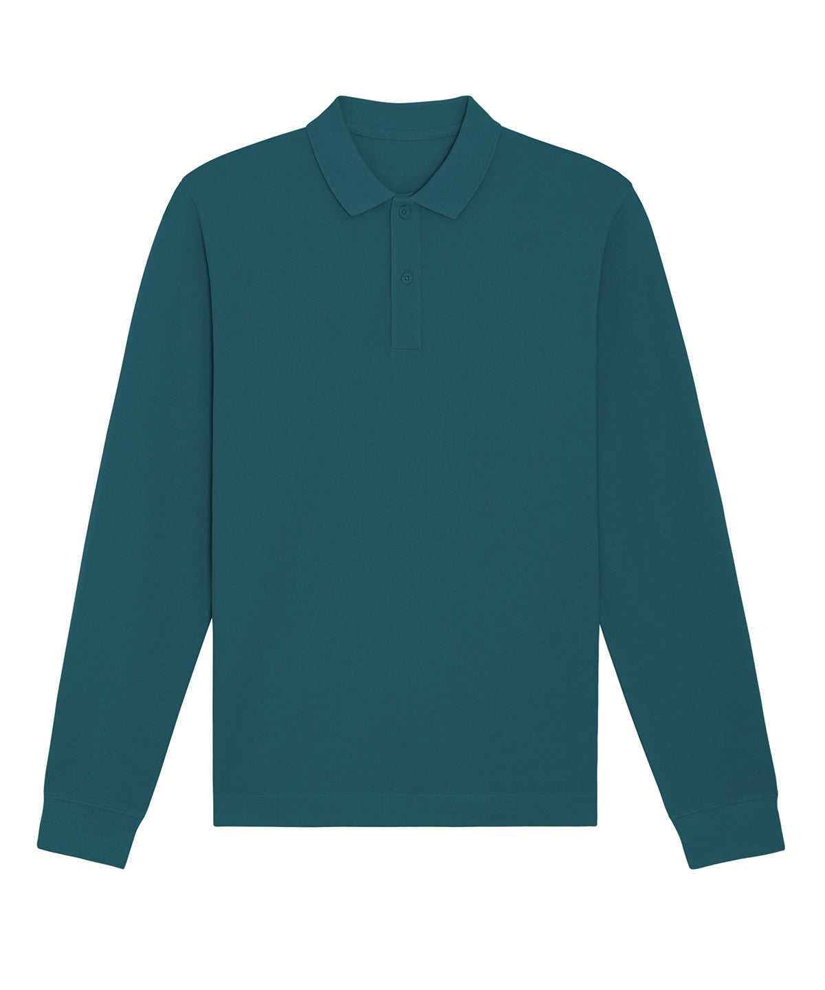 Personalised Polo Shirts - Black Stanley/Stella Prepster long sleeve unisex polo (STPU332)
