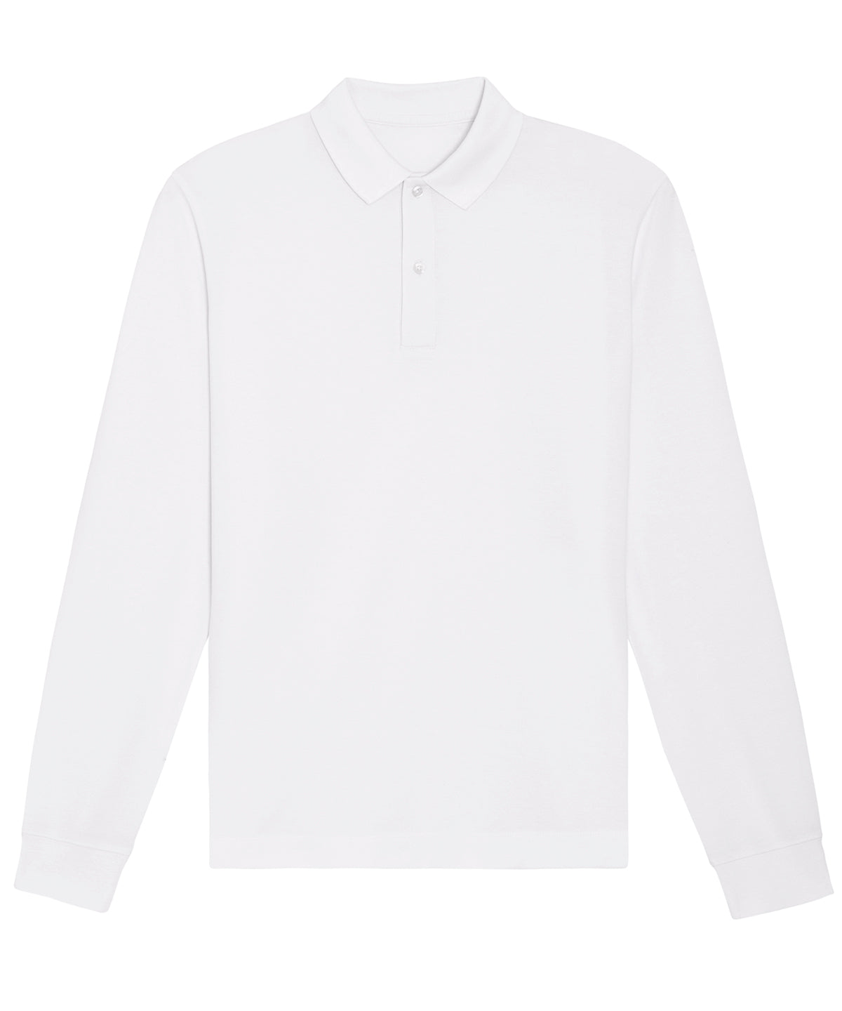 Personalised Polo Shirts - Black Stanley/Stella Prepster long sleeve unisex polo (STPU332)