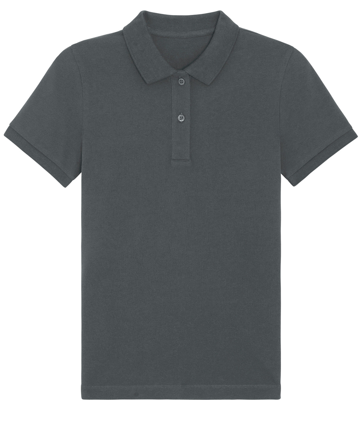 Personalised Polo Shirts - Dark Grey Stanley/Stella Stella Elliser women's fitted piqué short sleeve polo (STPW333)