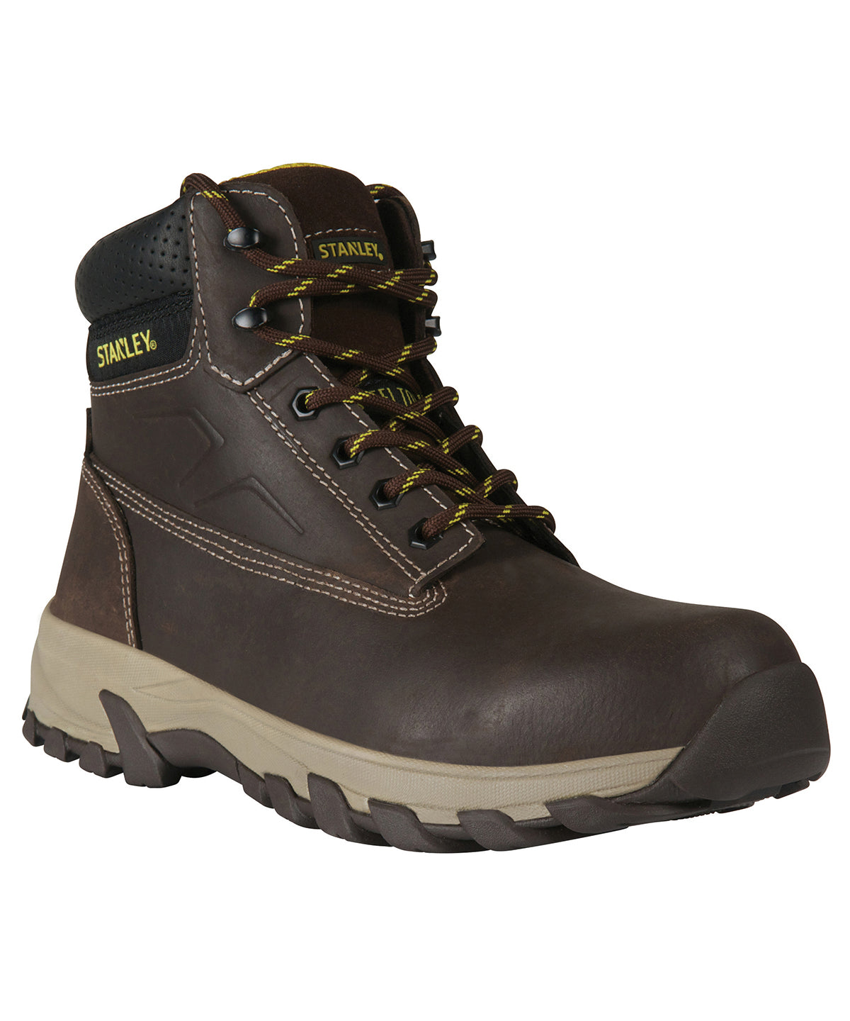 Personalised Boots - Dark Brown Stanley Workwear Stanley tradesman boot