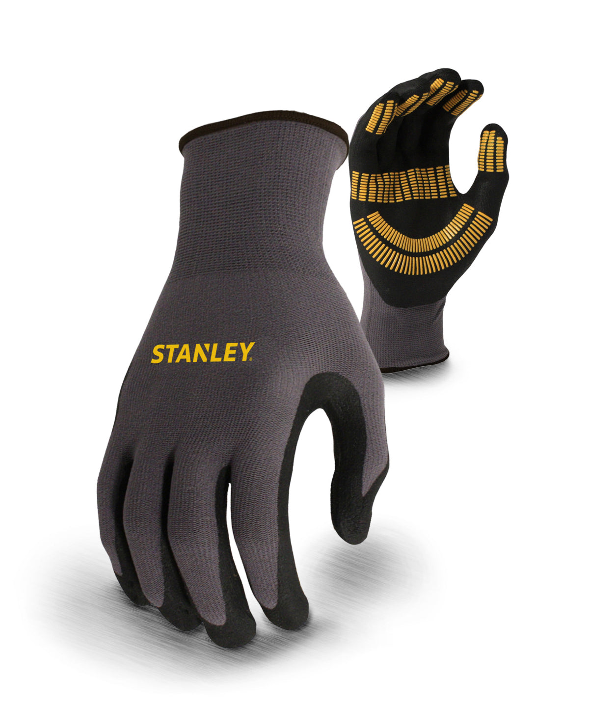 Personalised Gloves - Dark Grey Stanley Workwear Stanley razor thread gripper gloves