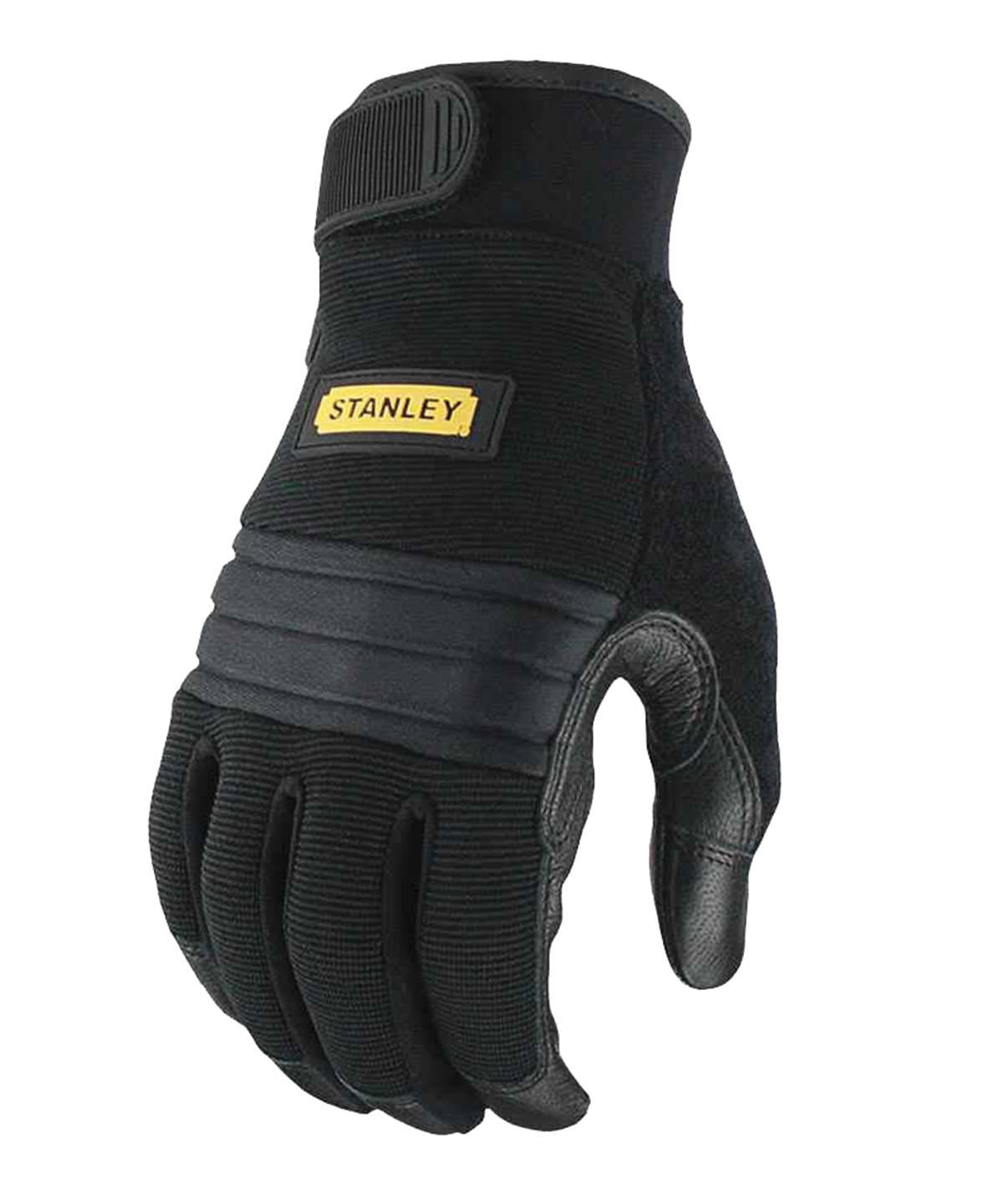 Personalised Gloves - Black Stanley Workwear Stanley vibration reduction gloves