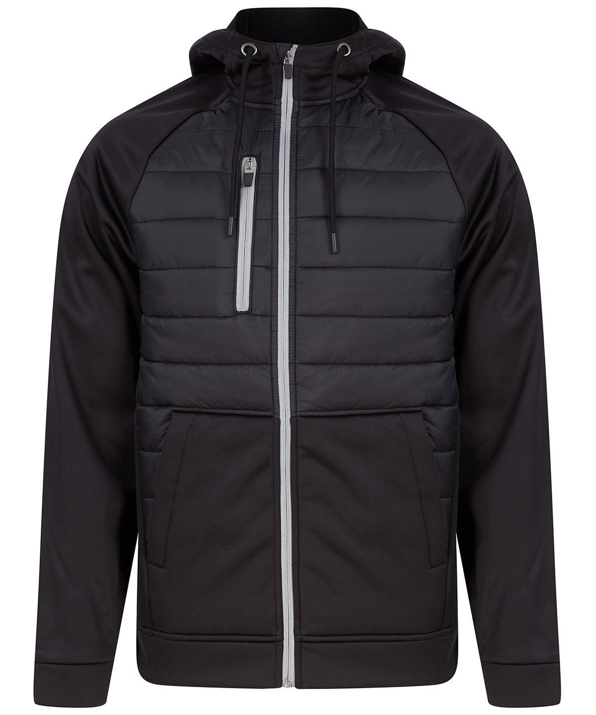 Personalised Jackets - Black Tombo Unisex padded sports jacket