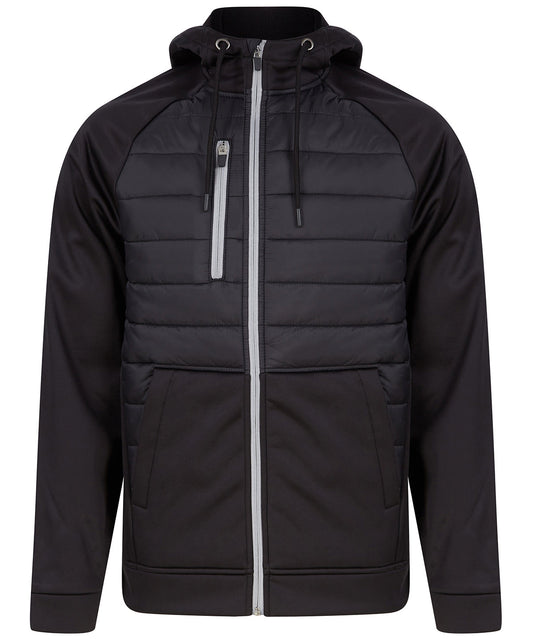 Personalised Jackets - Black Tombo Unisex padded sports jacket